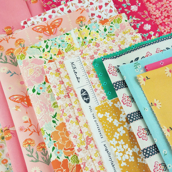 Art Gallery Fabric SCRAPS ~ Bright Bloom