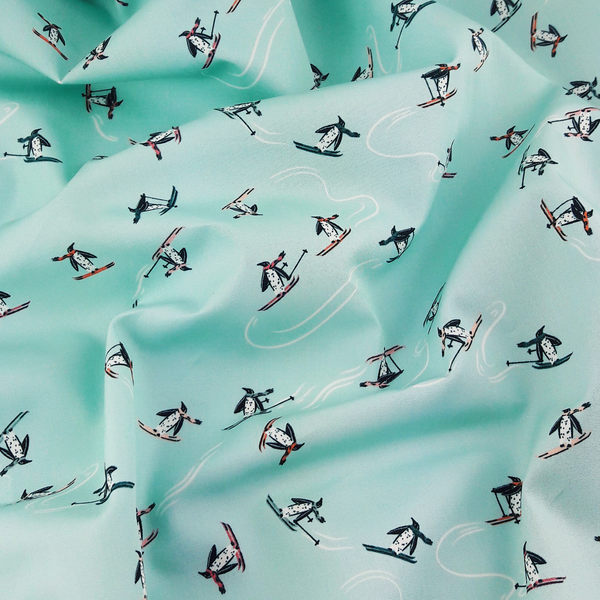 Art Gallery Fabrics ~ Snow Rush Penguins