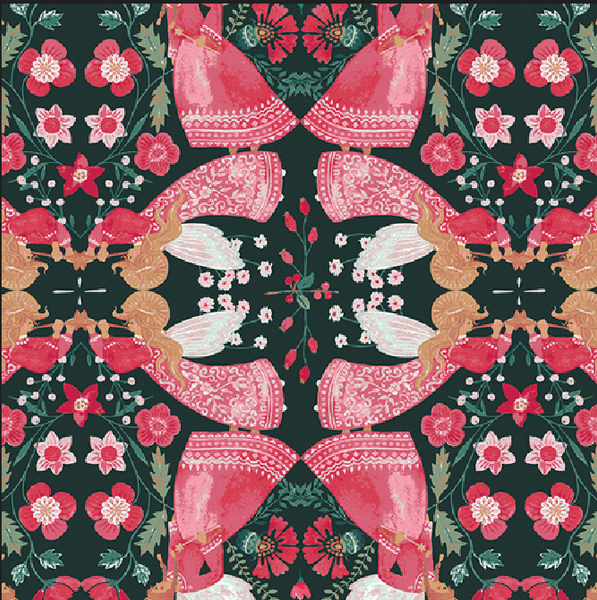 Art Gallery Fabrics ~ Angels Singing Carols