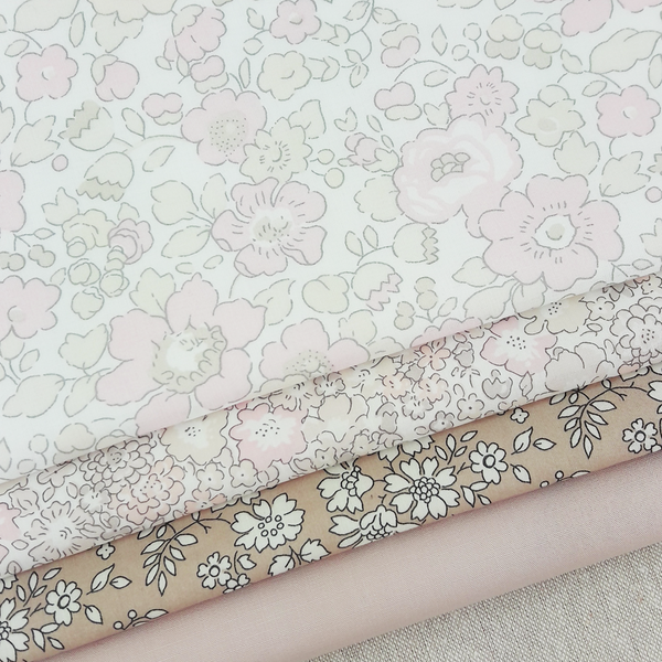 Superluxe Poplin ~ Pink Beige