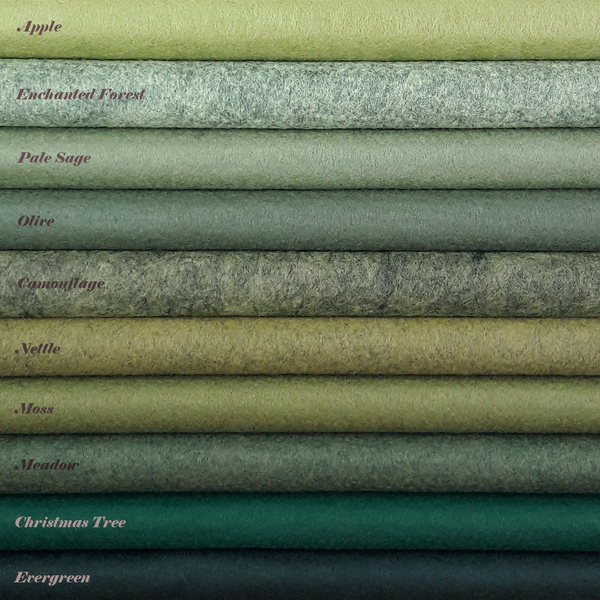 Wool Felt Pack ~ Foliage