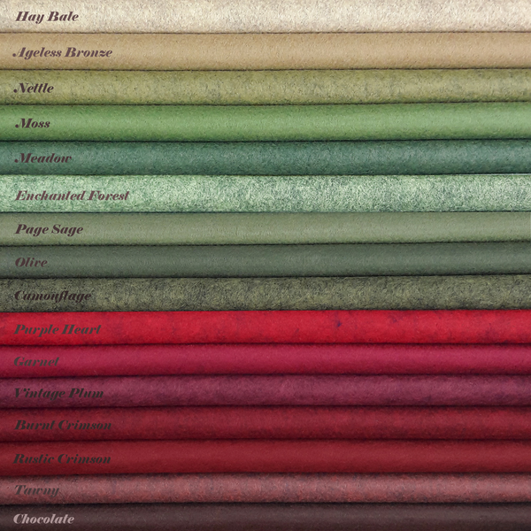 Wool Felt Pack ~ Hedgerow