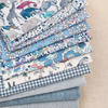 Liberty Fabrics ~ Queue for the Zoo G Grey Blue