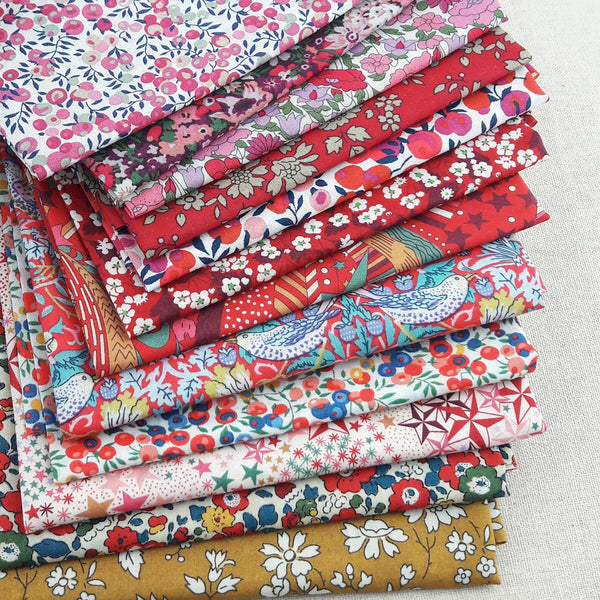 Liberty Fabrics ~ Mitsi Valeria D Red