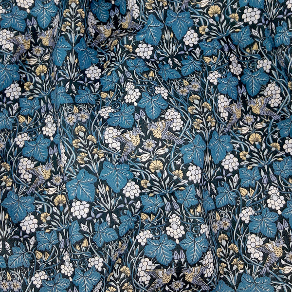 Liberty Fabrics ~ Vine Thief C Blue