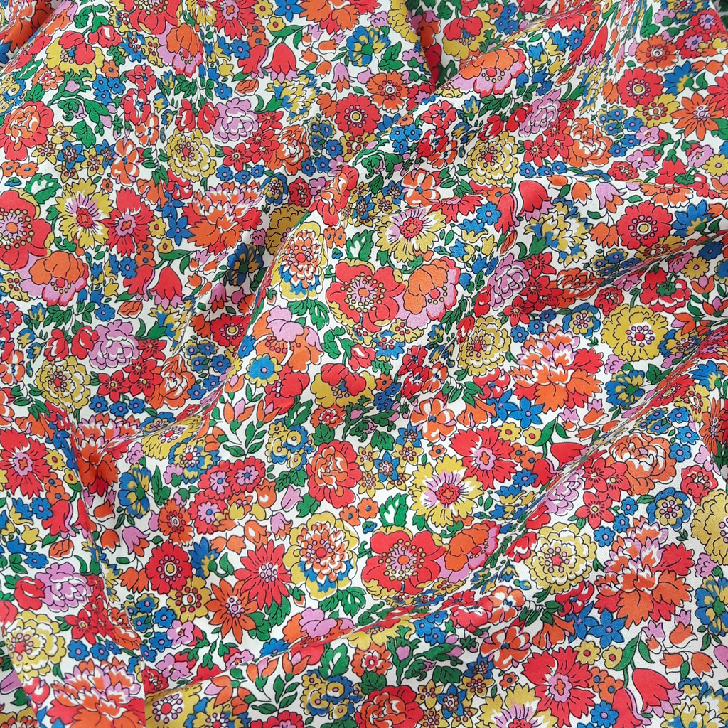 Liberty Fabrics ~ Nell, Annie and May C Red