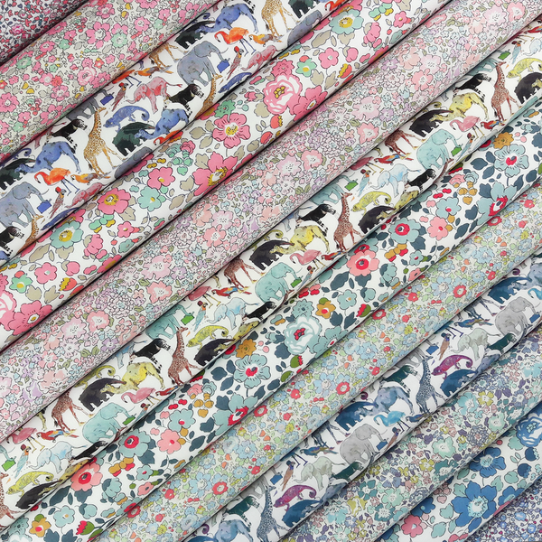 Liberty Fabric Pack ~ Queue For The Zoo Pastel