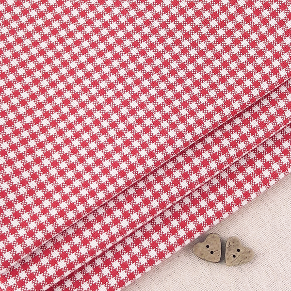 Mini Gingham ~ Apple Red