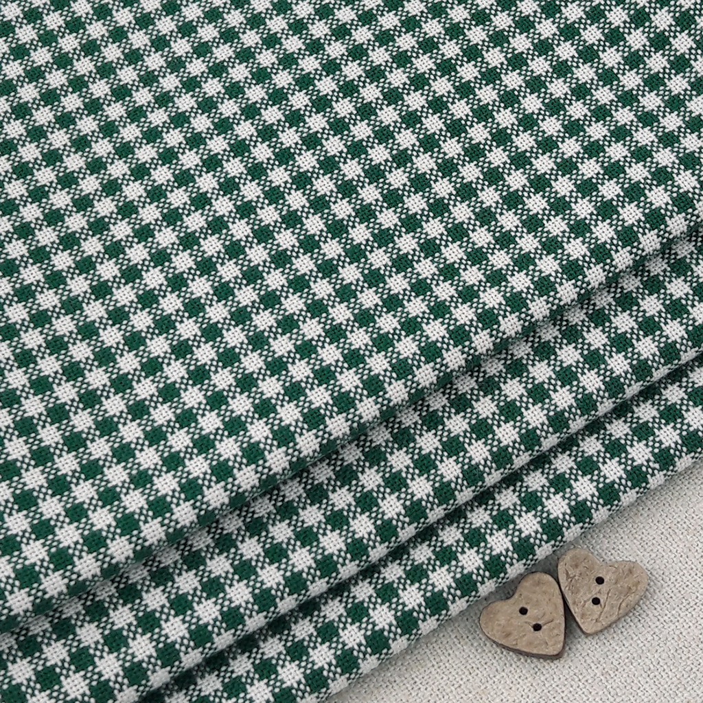Mini Gingham ~ Holly Green