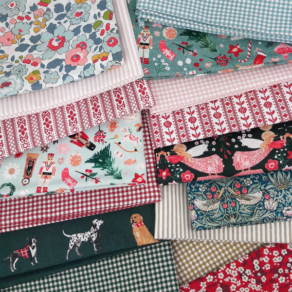 Christmas Braid Stripe ~ Berry Red