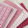Mini Stripe ~ Apple Red