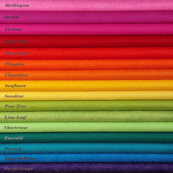 Wool Felt Pack ~ Tropical