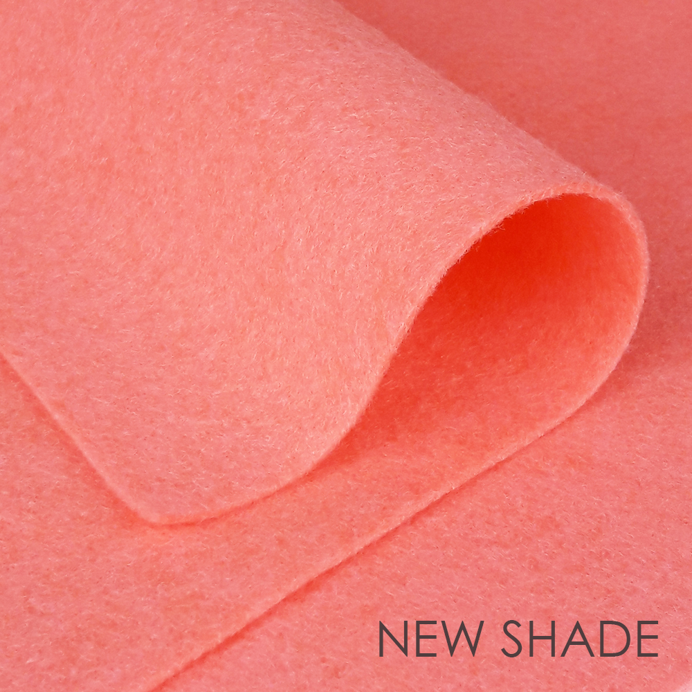Wool Felt ~ Coral