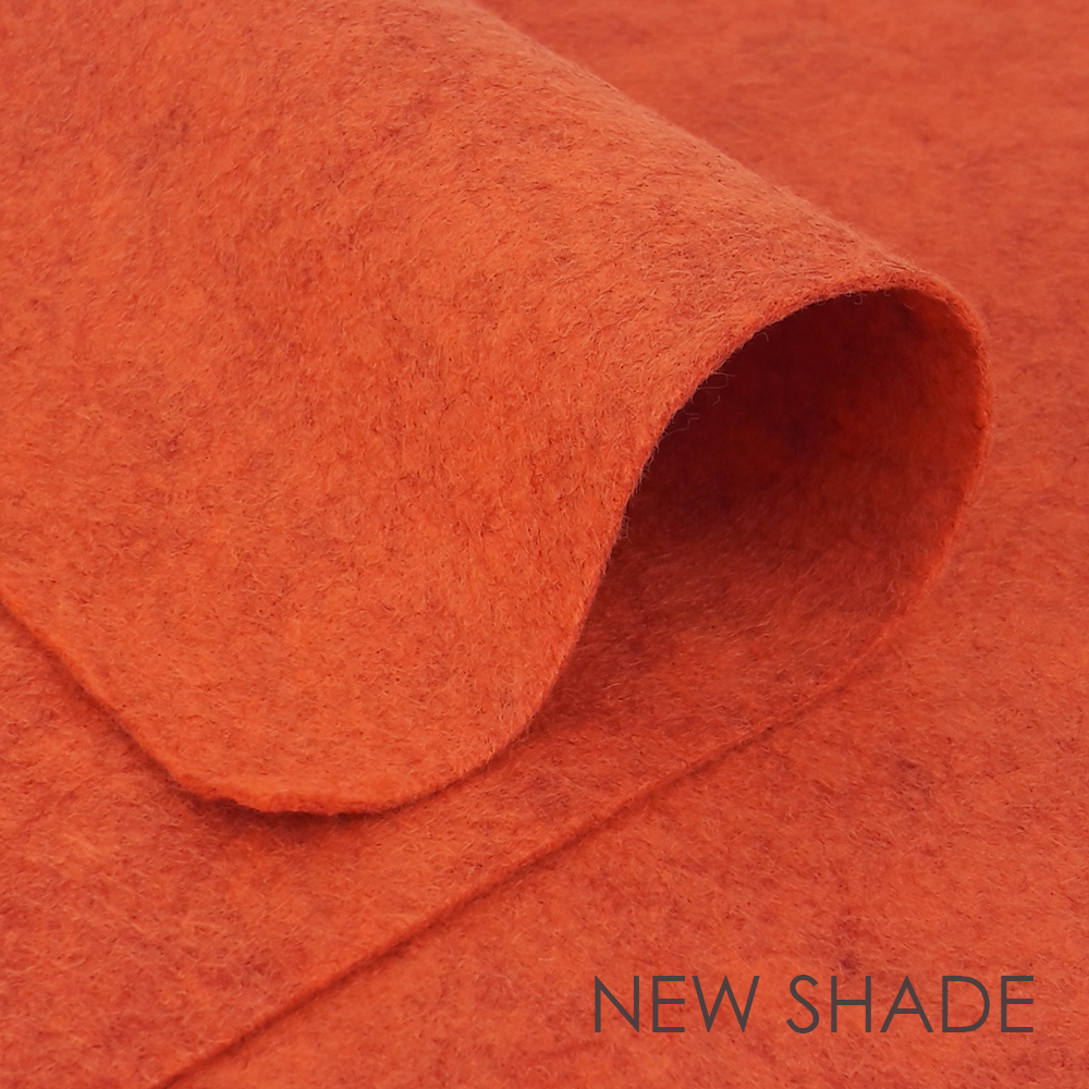 Wool Felt ~ Sunset Orange