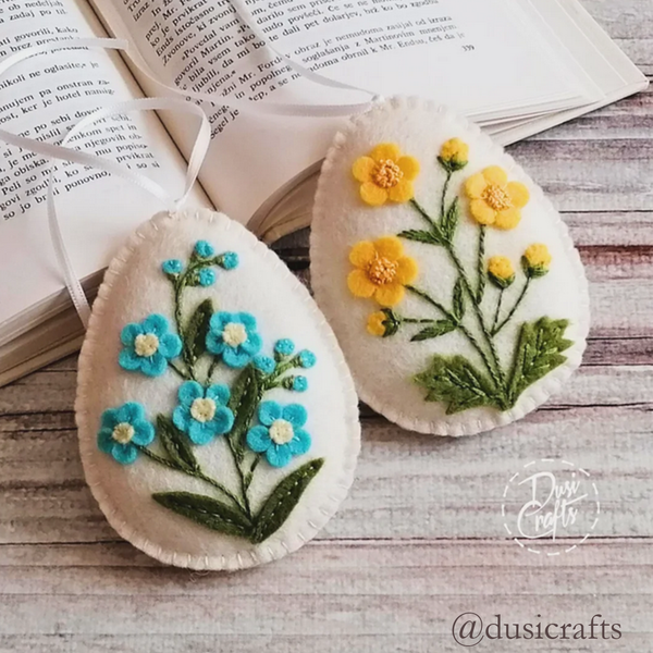 Wool Felt ~ Forget Me Not