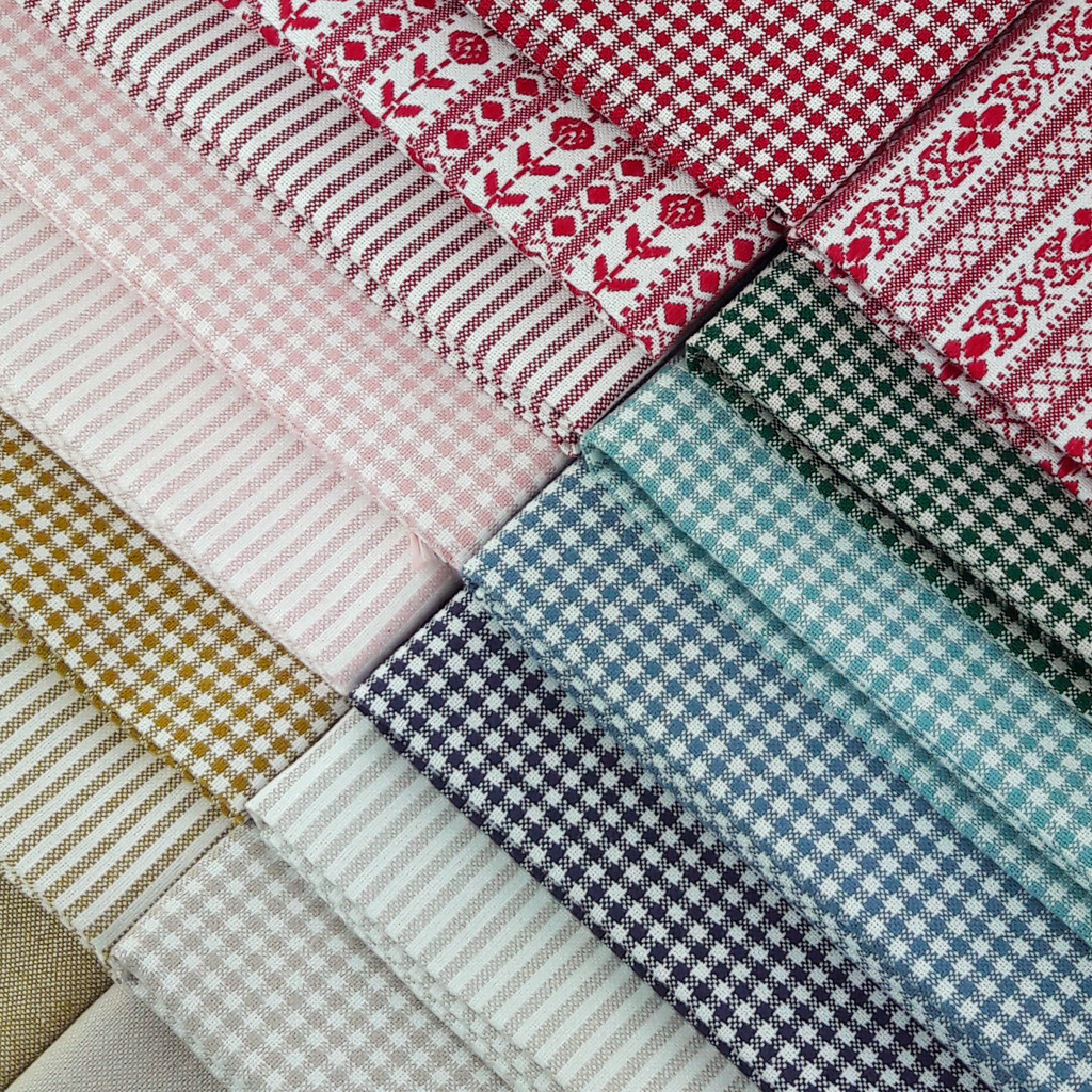 Check and Stripe Fabric Pack ~ SCRAPS