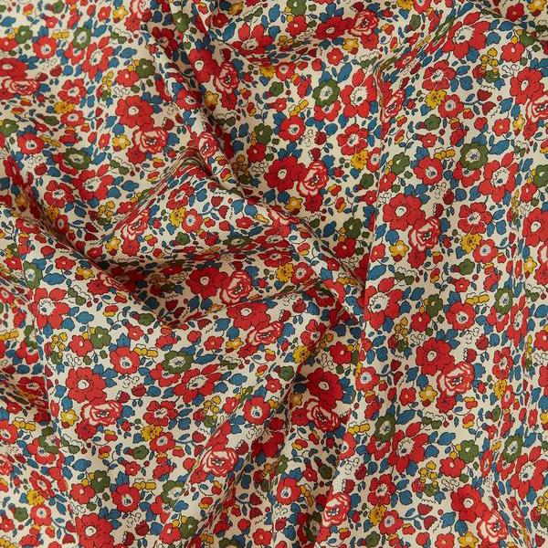 Liberty Fabrics ~ Betsy Ann B Red