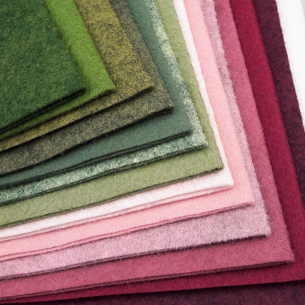 Wool Felt Pack ~ Rambling Rose