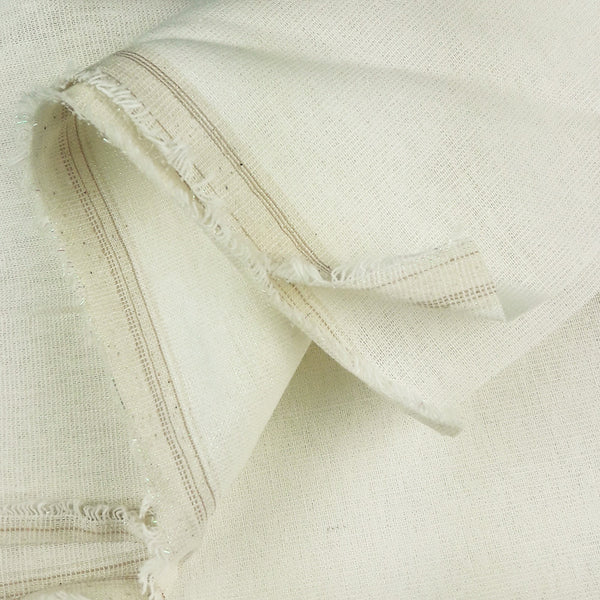 Essex Yarn Dyed Metallic ~ Opal White