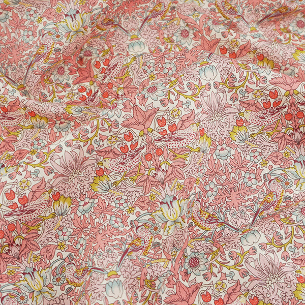 Liberty Fabrics ~ Strawberry Thief Spring C Pink