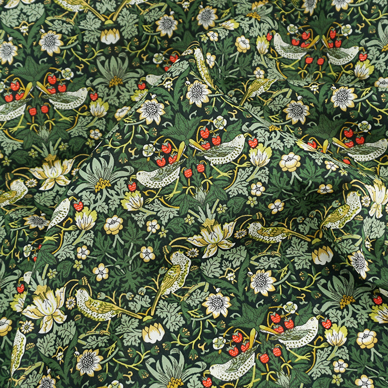 Liberty Fabrics ~ Strawberry Thief N Black