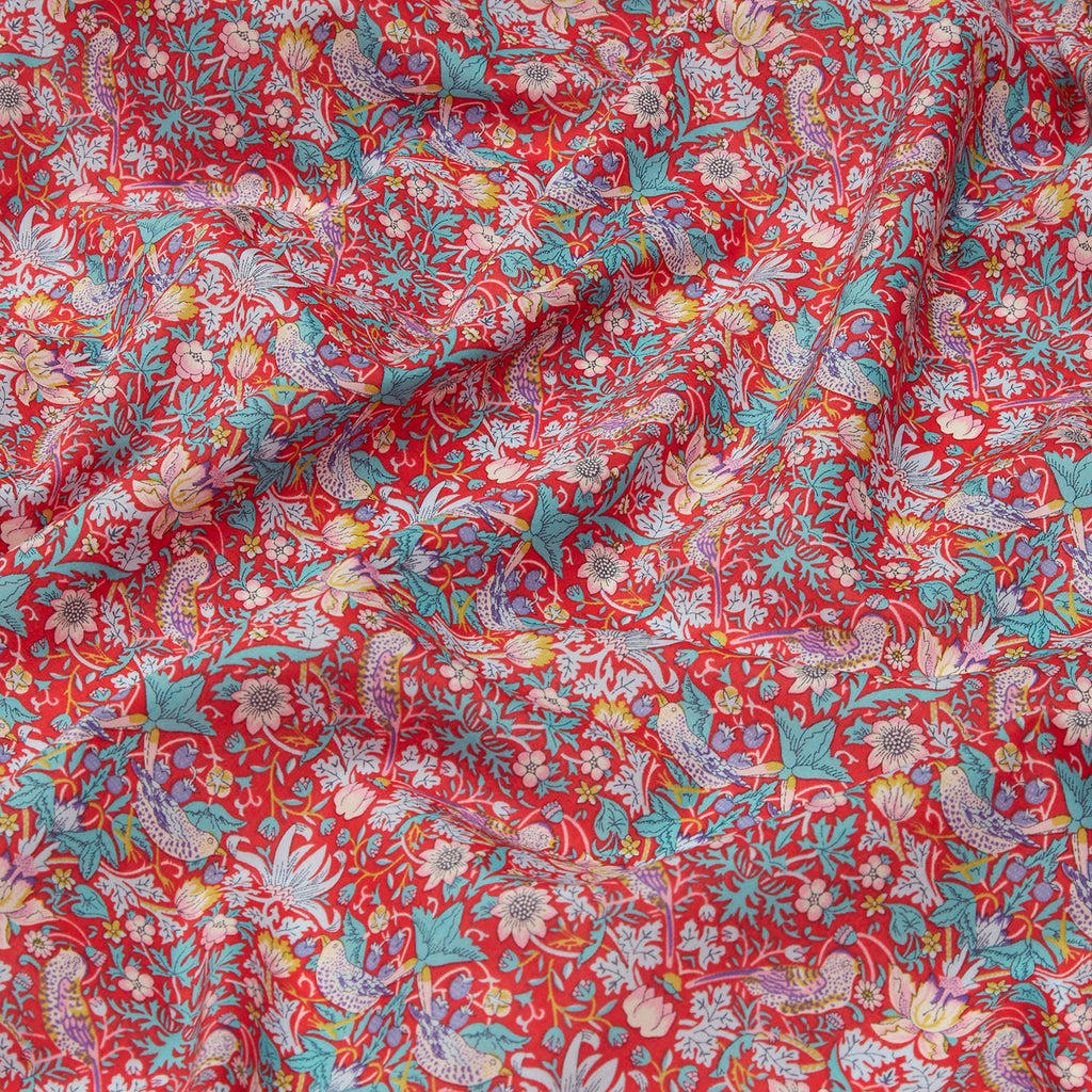 Liberty Fabrics ~ Strawberry Thief R Red