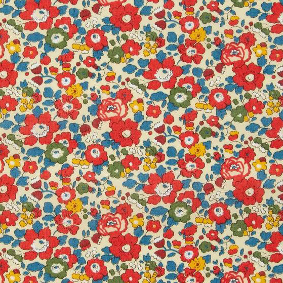 Liberty Fabrics ~ Betsy Ann B Red