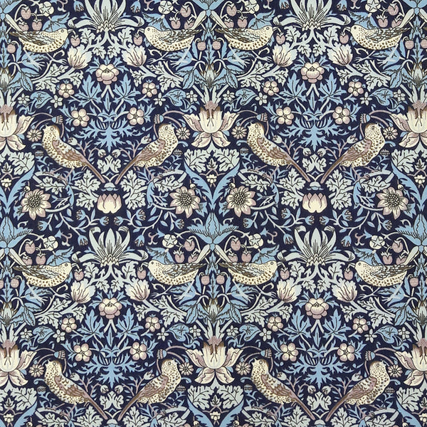 Liberty Fabrics ~ Strawberry Thief Q Navy