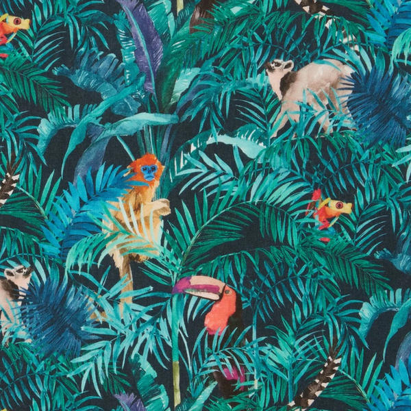 Liberty Fabrics ~ Tou-can Hide A Turquoise