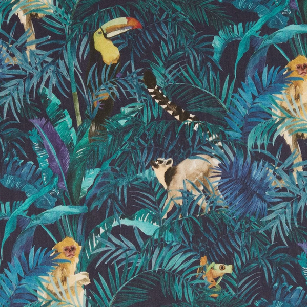 Liberty Fabrics ~ Tou-can Hide C Blue