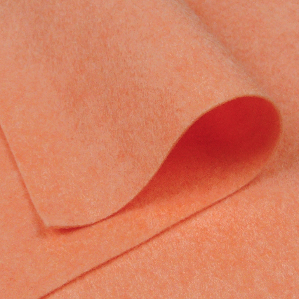 Woolfelt ~ Georgia Peach - Billow Fabrics