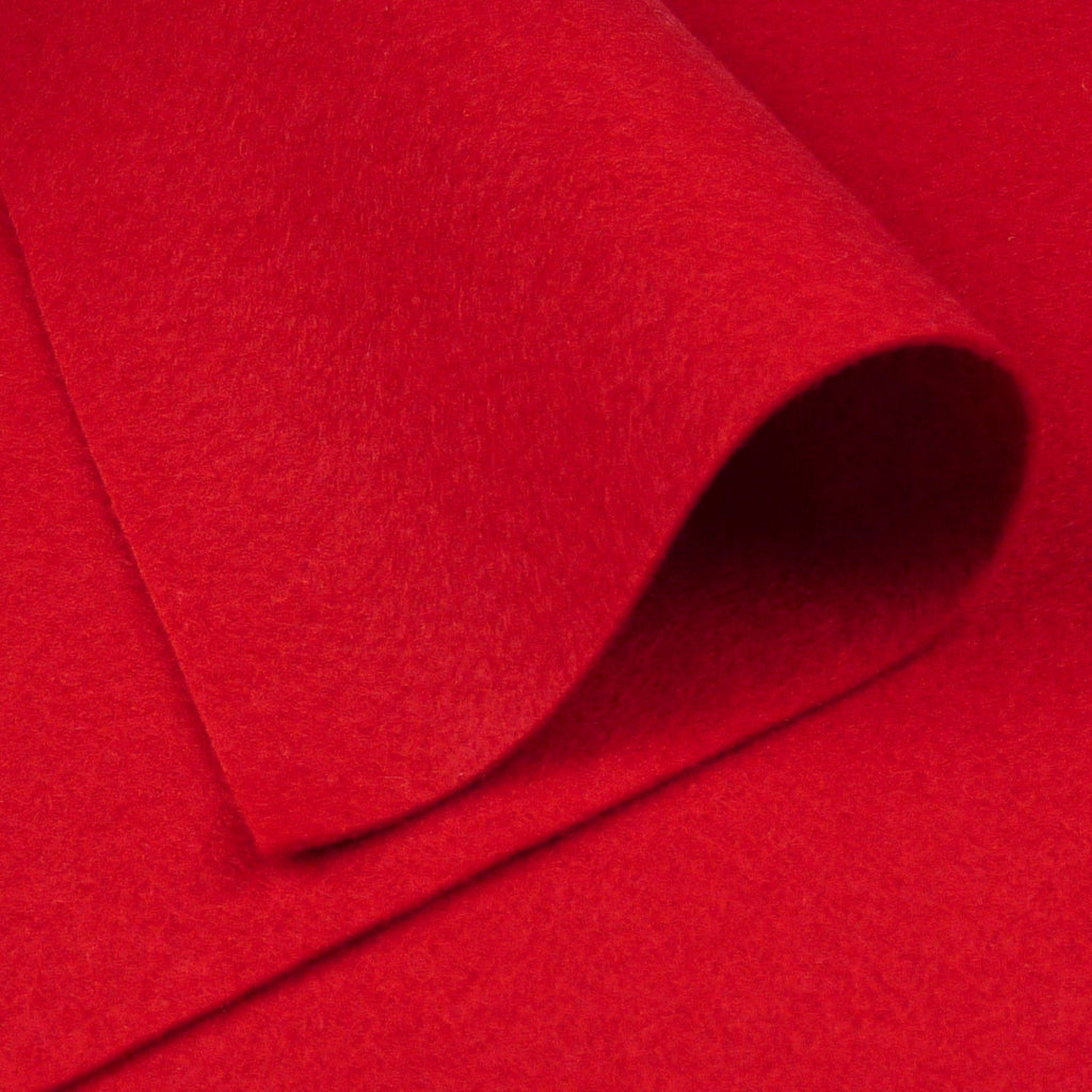 Woolfelt ~ Christmas Red - Billow Fabrics