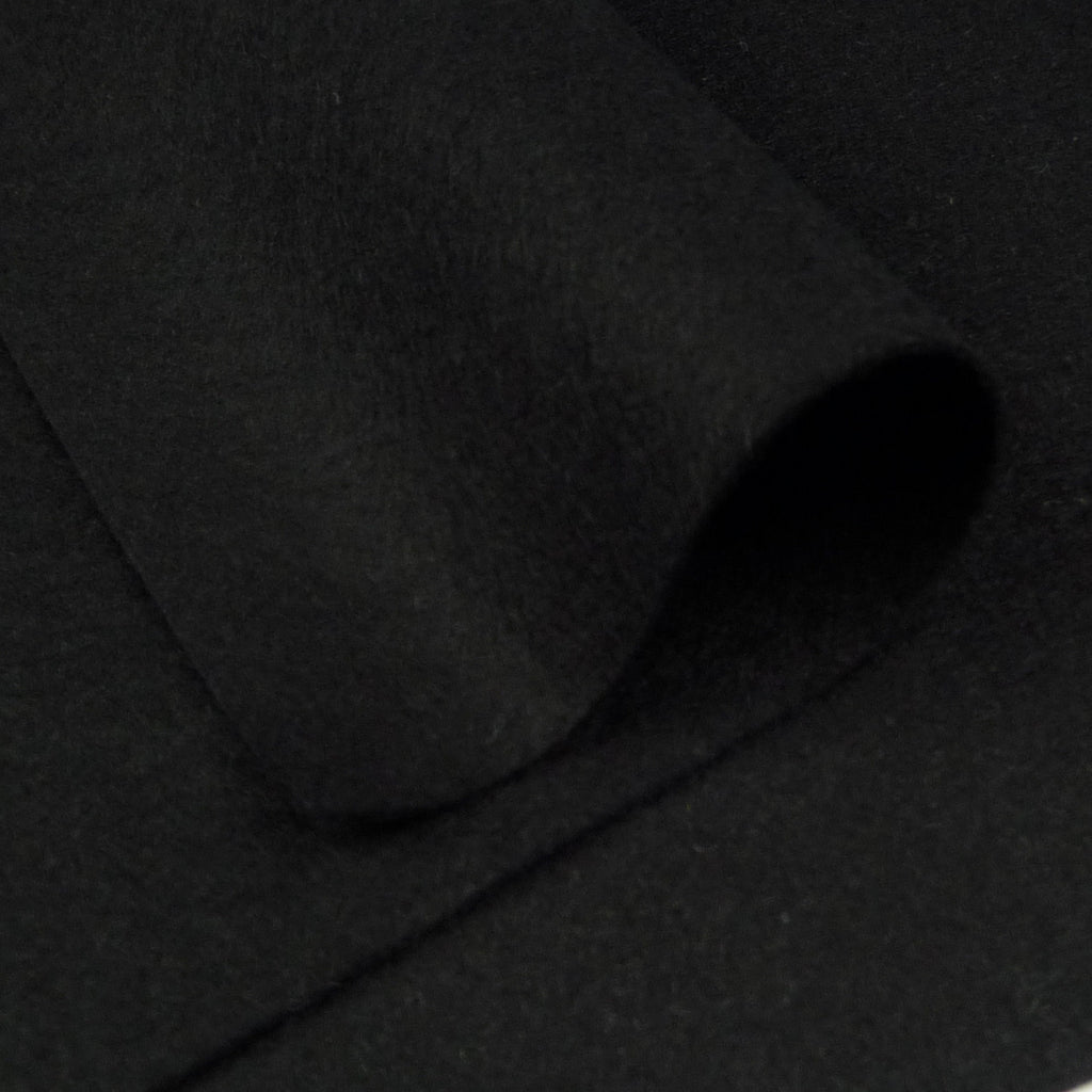Woolfelt ~ Jet Black - Billow Fabrics