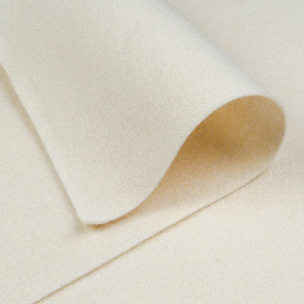 Woolfelt ~ Pale Cream - Billow Fabrics
