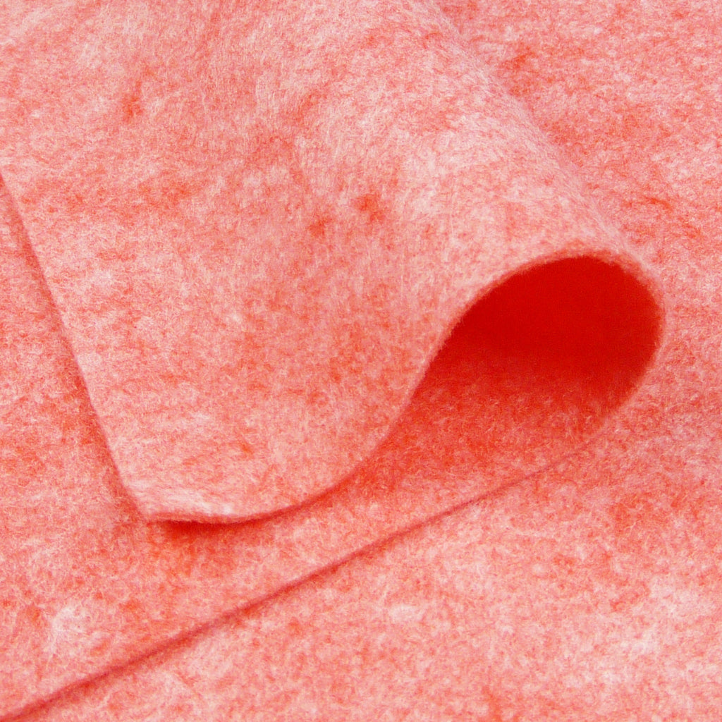 Woolfelt ~ Coral Cloud - Billow Fabrics