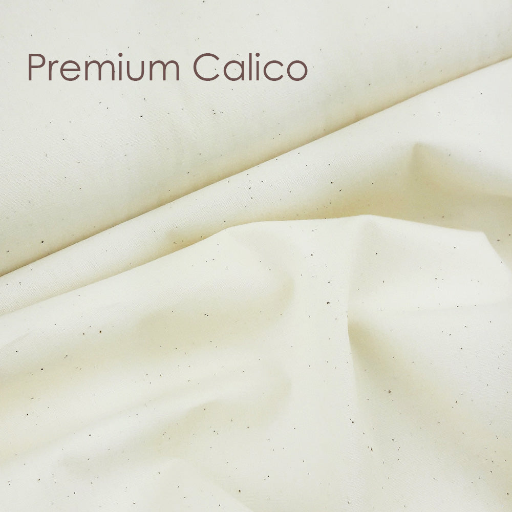Premium Calico ~ Natural * Remnant *
