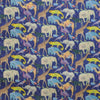 Liberty Fabrics ~ Queue for the Zoo H Dark Blue