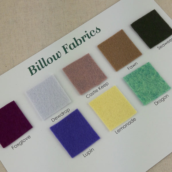 Wool Felt New 2025 Shades ~ Sample Card