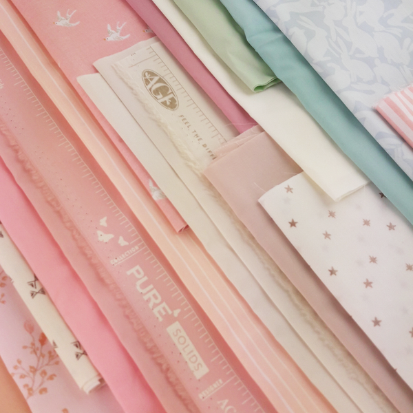 Art Gallery Fabric SCRAPS ~ Pastel