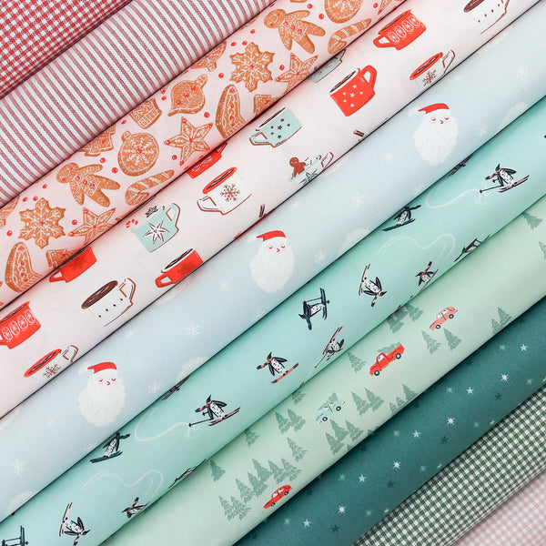 Art Gallery Fabric Pack ~ Christmas Cabin Checks