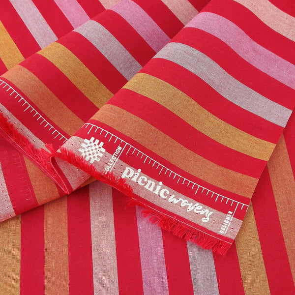 AGF Picnic Wovens ~ Fruit Salad Stripe