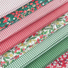 Mini Stripe ~ Cream and Garland Green