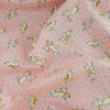 Clothworks Fabrics ~ Tossed Bunnies Blush Pink