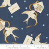 Moda Fabrics ~ Enchantment Birds Navy Blue