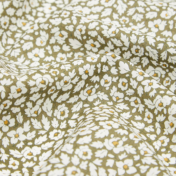 Liberty Fabrics ~ Feather Meadow B Olive Green