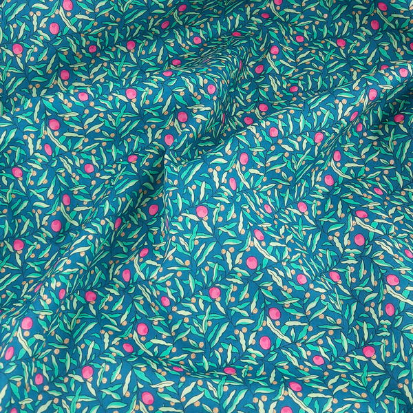 Liberty Fabrics ~ Joyous Juniper A Teal