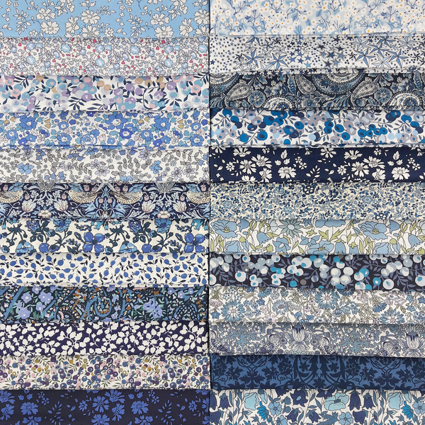 Liberty Fabrics ~ Adelajda's Wish Z Blue – Billow Fabrics