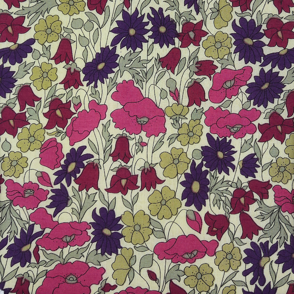Liberty Fabrics ~ Poppy and Daisy F Purple – Billow Fabrics