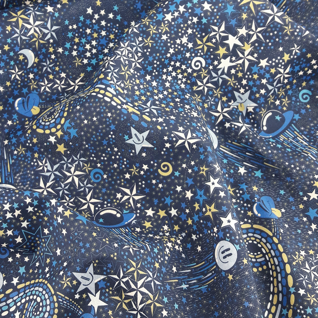 Liberty Fabrics ~ Adelajda in Space B Blue