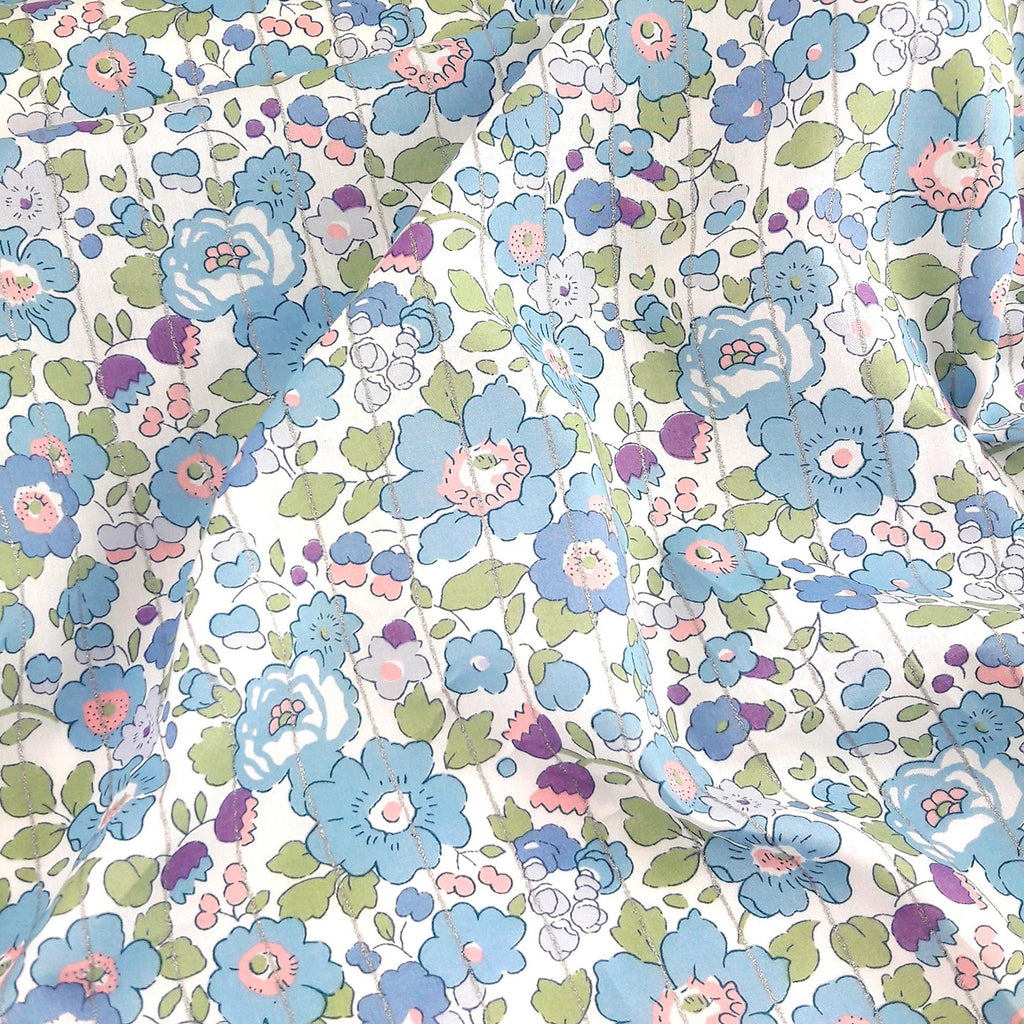 Liberty Fabrics ~ Betsy MC Teal Blue